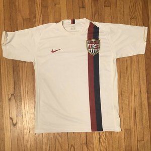 USMNT Nike Home Jersey 2006, White USA Soccer sz M